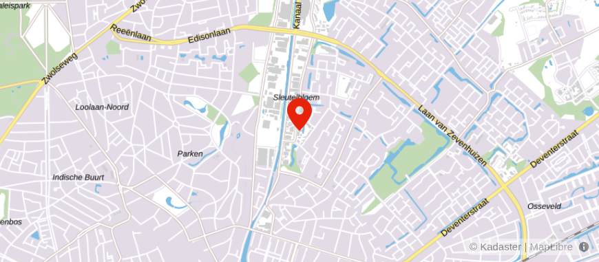 Locatie van Credion Apeldoorn