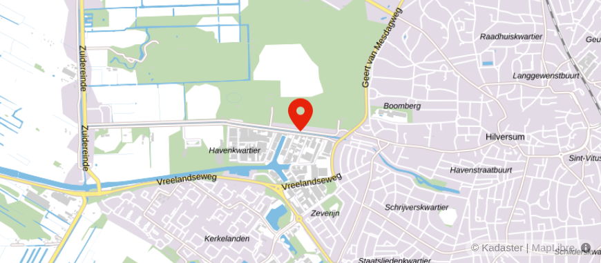 Locatie van RAAD Hilversum