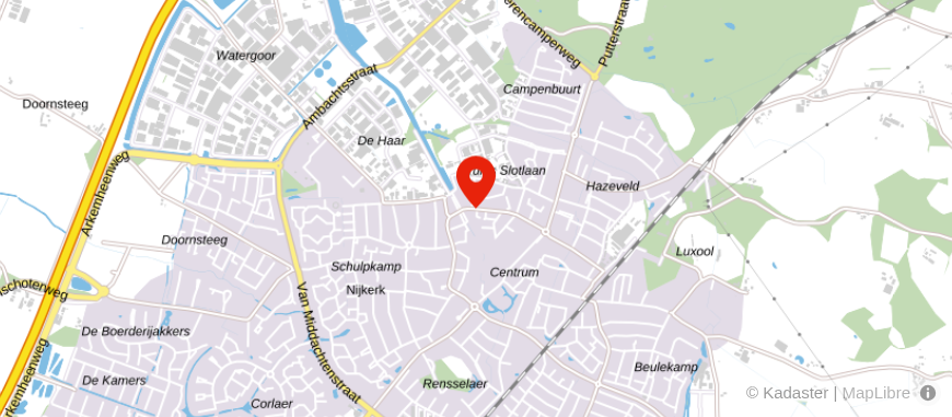 Locatie van Makelaars- en Assurantiekantoor Van Wijnen