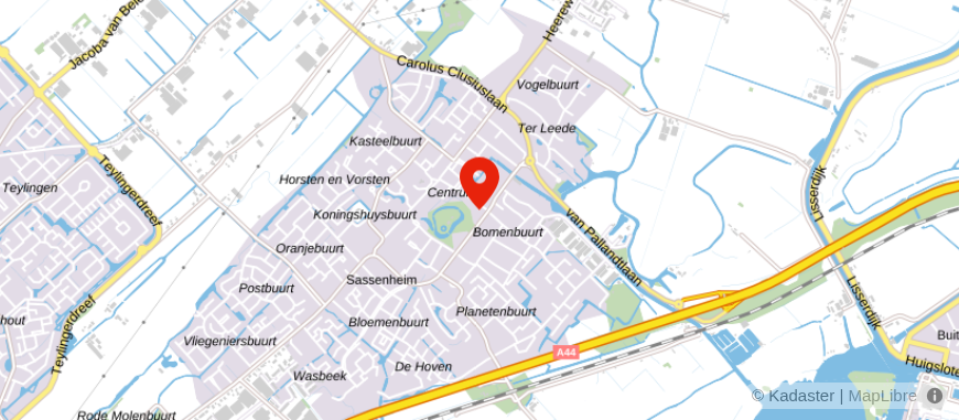 Locatie van Administratie Combinatie Jacobswoude
