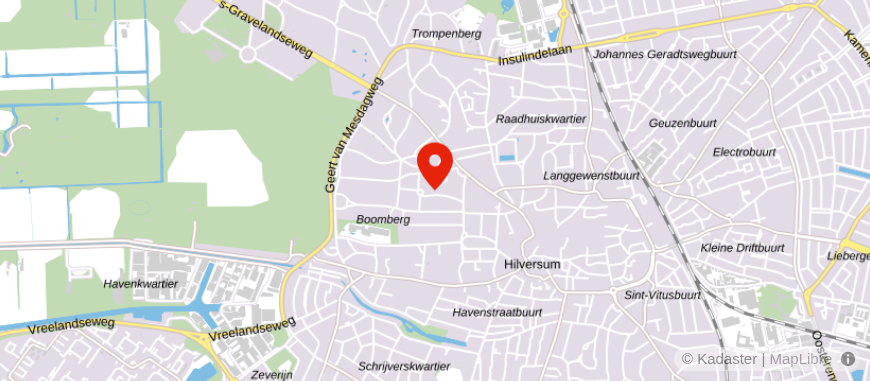 Locatie van Hoogland Dierdorp