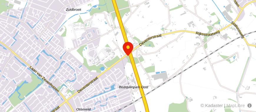 Locatie van Scheidingswijze Apeldoorn