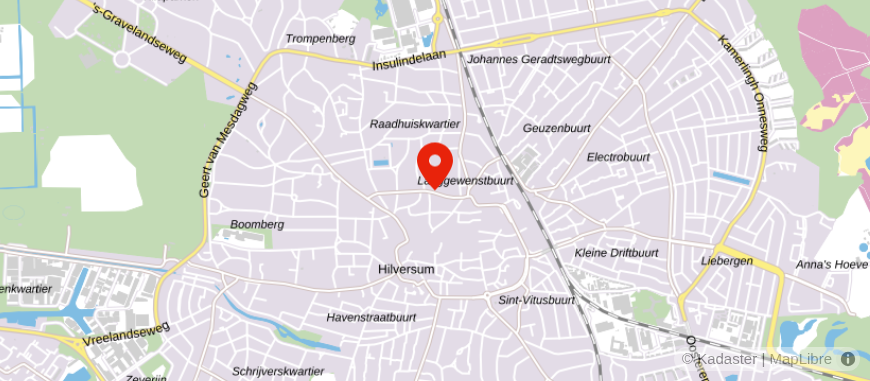 Locatie van Van Lanschot Hilversum