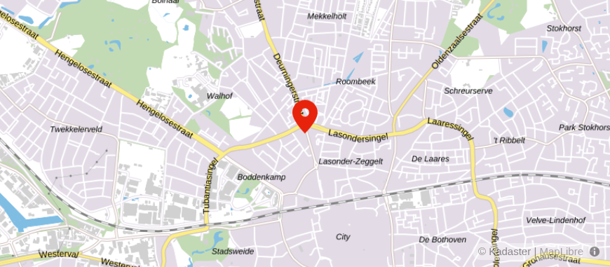 Locatie van Temmink Exclusief Makelaardij