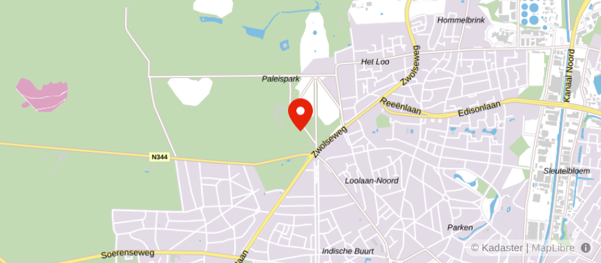 Locatie van Mennink Makelaardij