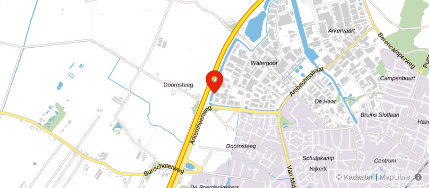 Locatie van Afinam Assurantiën