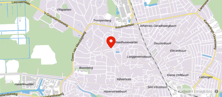 Locatie van Q Scheidingsadviseurs Hilversum