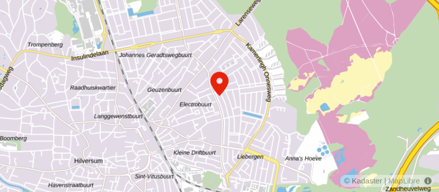Locatie van De Hypotheekshop Hilversum Noord (gratis parkeren)