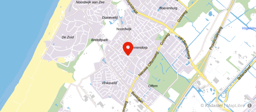 Locatie van Accountantskantoor van der Plas