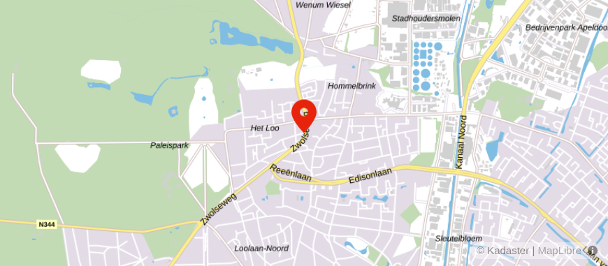 Locatie van De Hypotheekshop Apeldoorn Noord