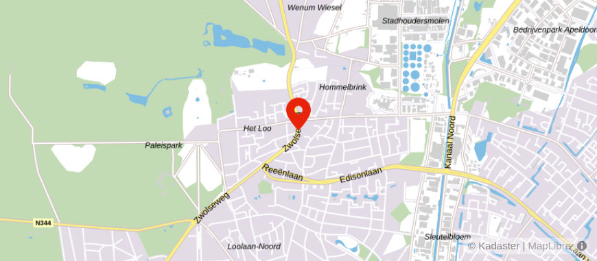 Locatie van Hendriks makelaardij Apeldoorn