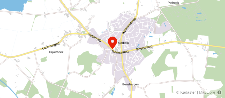 Locatie van Ter Haar Advies B.V.