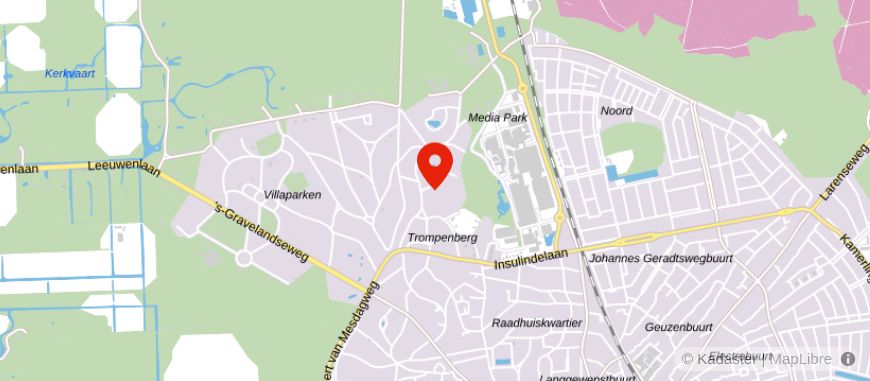 Locatie van Vita Hypotheekadvies Hilversum