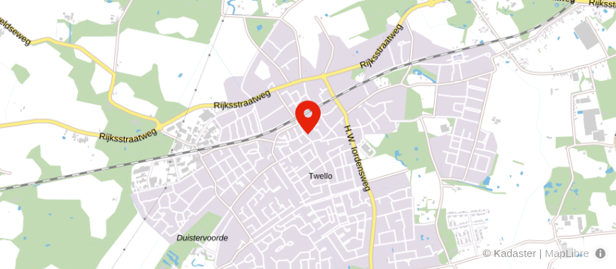 Locatie van Yoost B.V.