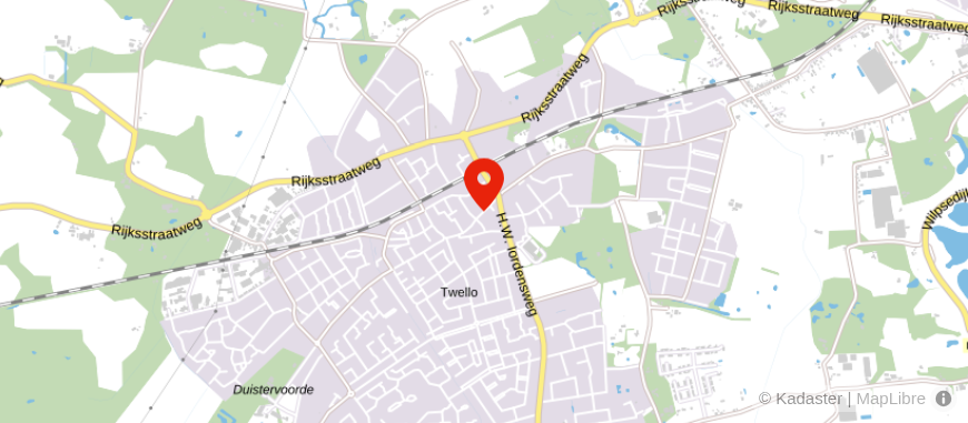 Locatie van BW&S