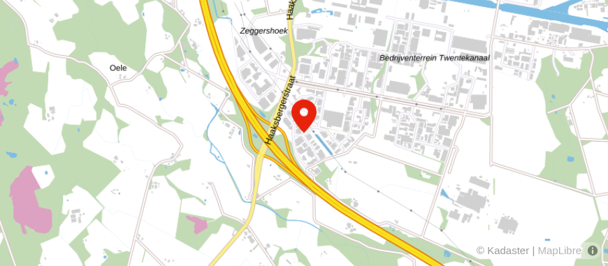 Locatie van RIFRA Adviesgroep