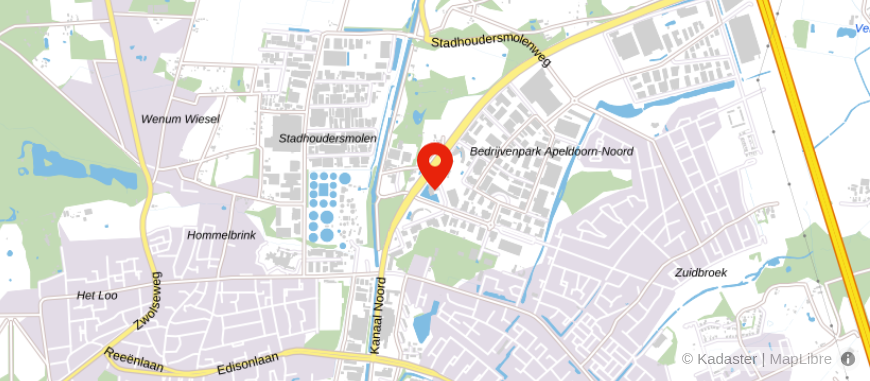 Locatie van Zichtadviseurs  Apeldoorn