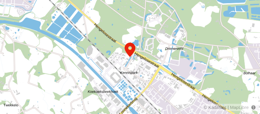Locatie van KroeseWevers Pensioenadvies B.V.