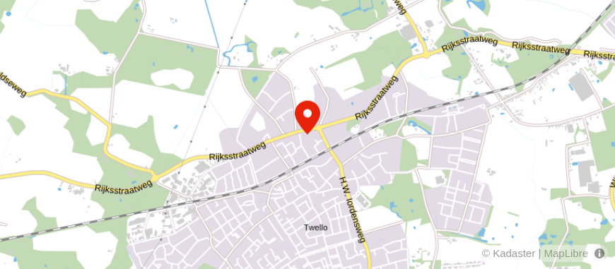 Locatie van Scheidingswijze Twello