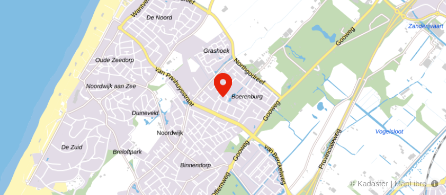 Locatie van Vink Adviesgroep