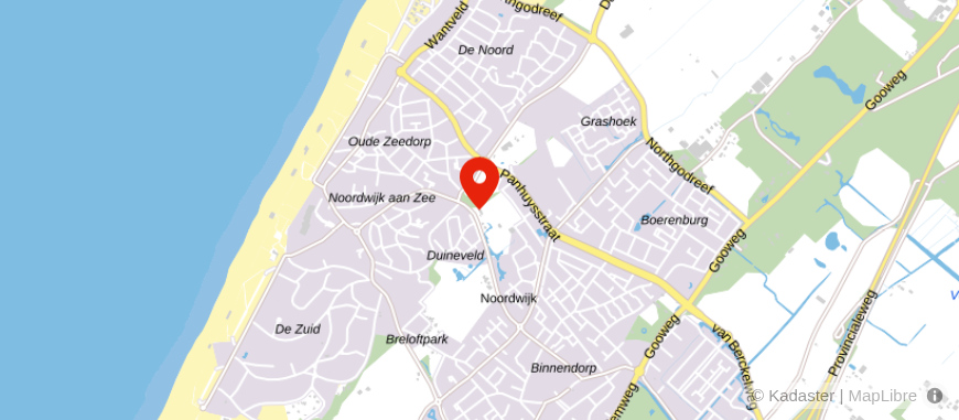 Locatie van Van der Meer makelaars & taxateurs
