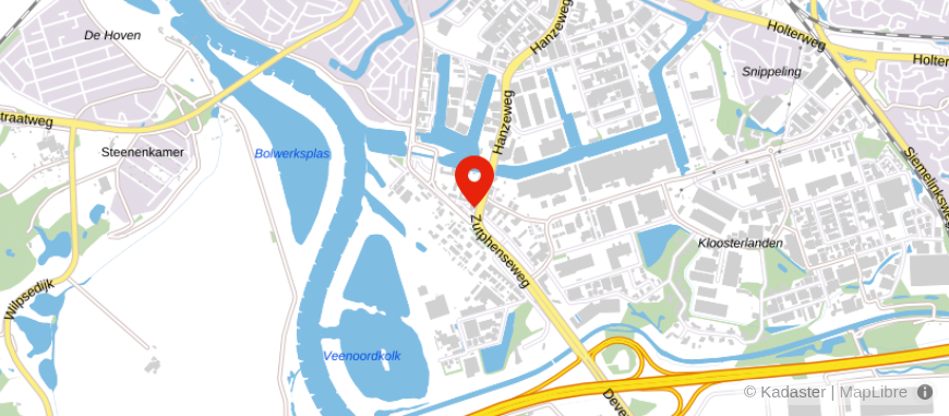 Locatie van Moore DRV - Deventer