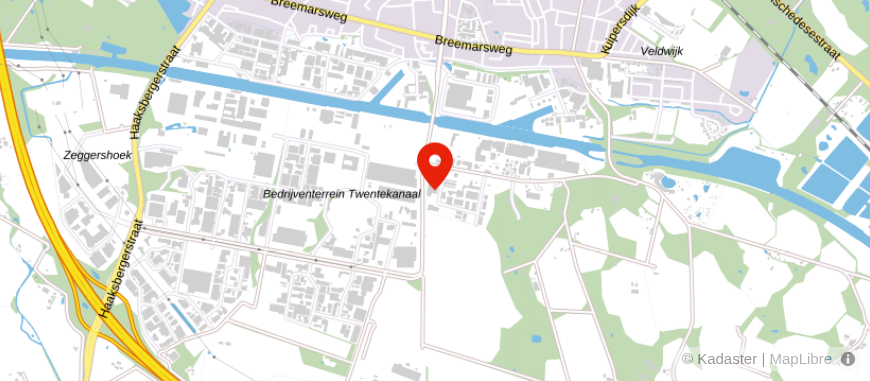 Locatie van Financieel Fit | Twente