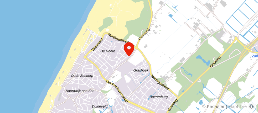 Locatie van R.B. van Rooijen Beheer