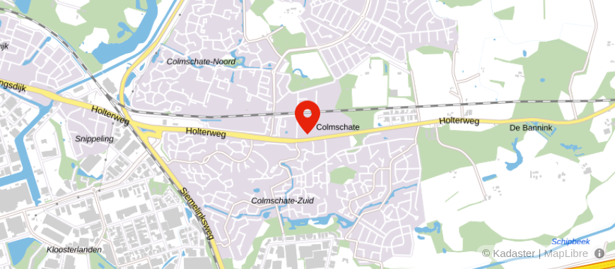 Locatie van De Hypotheekshop Deventer Colmschate