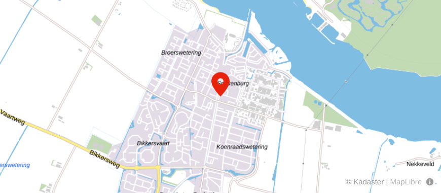 Locatie van Meerwaerde Financieel Adviseurs BV