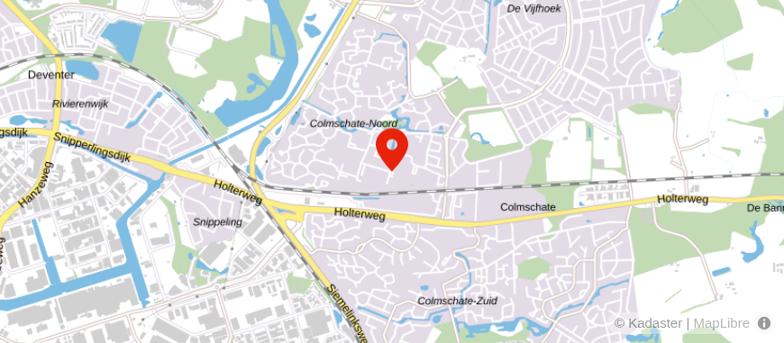 Locatie van Uitvaartzorg Deventer