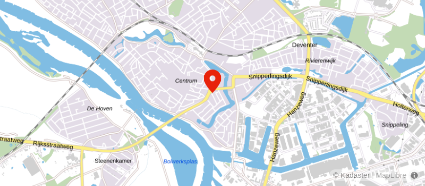 Locatie van De Hypotheekshop Deventer Centrum