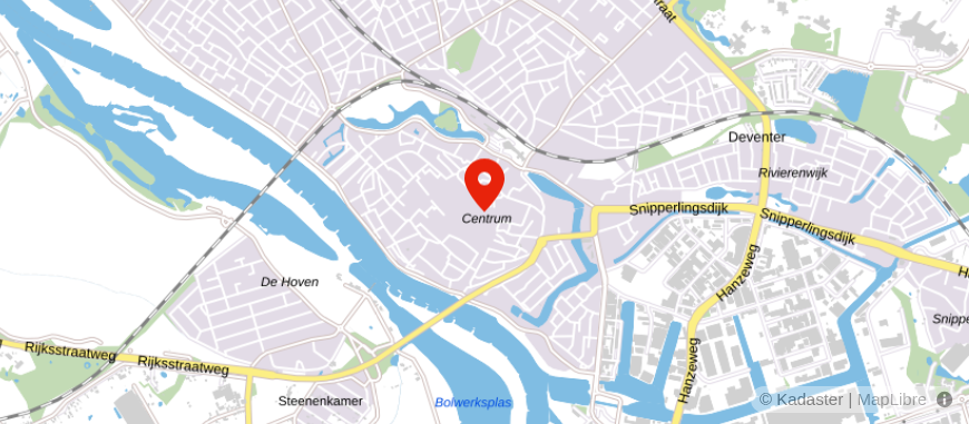 Locatie van REBO ERA Makelaars