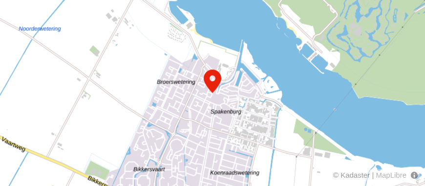 Locatie van Univé Dichtbij Bunschoten