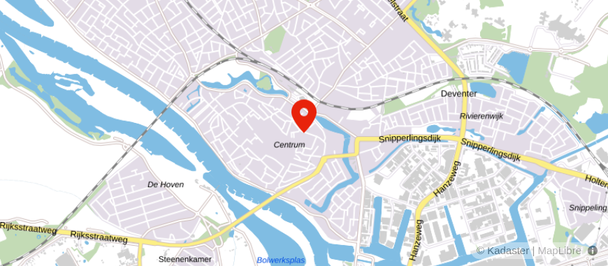 Locatie van De Hypotheker Deventer