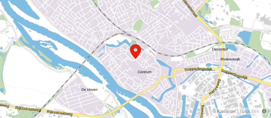 Locatie van HypotheekPlan Deventer