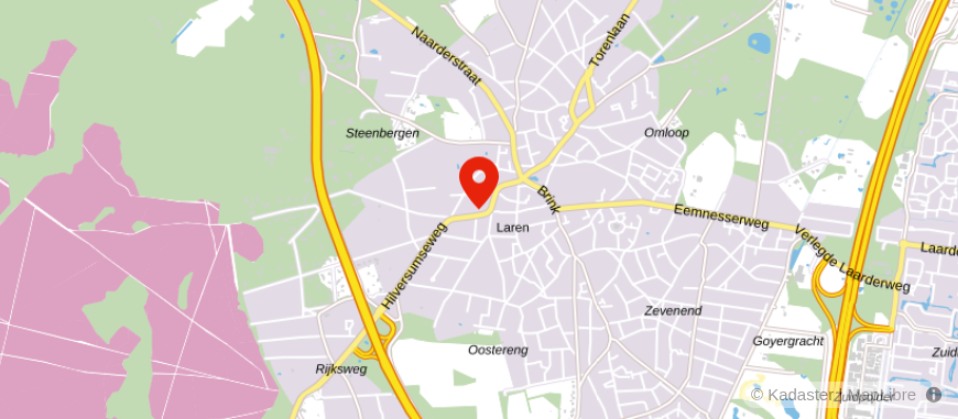 Locatie van Kop of Munt Laren