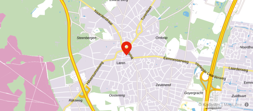 Locatie van Van Lanschot Laren