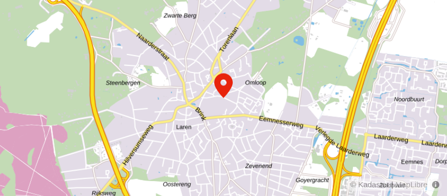 Locatie van Hendriks makelaardij Arnhem