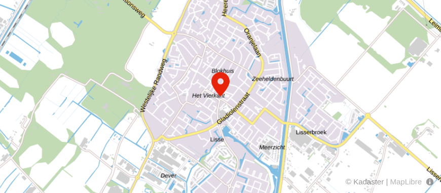 Locatie van Van der Meer makelaars & taxateurs