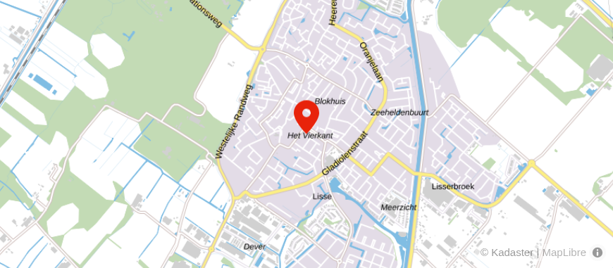 Locatie van De Hypotheker Lisse