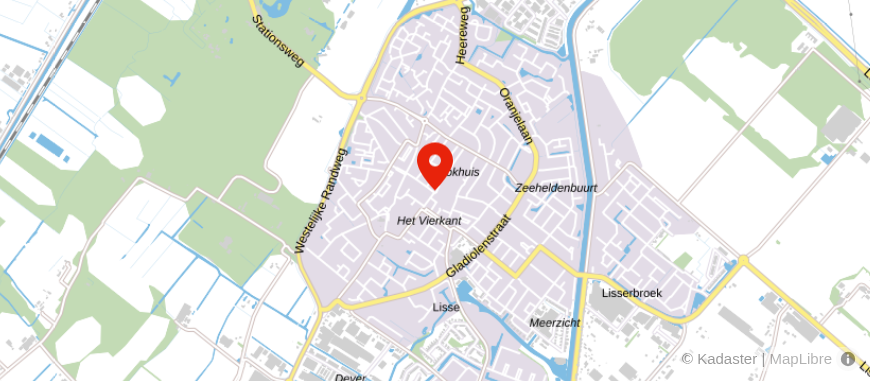 Locatie van De Hypotheekshop Lisse Voorhout