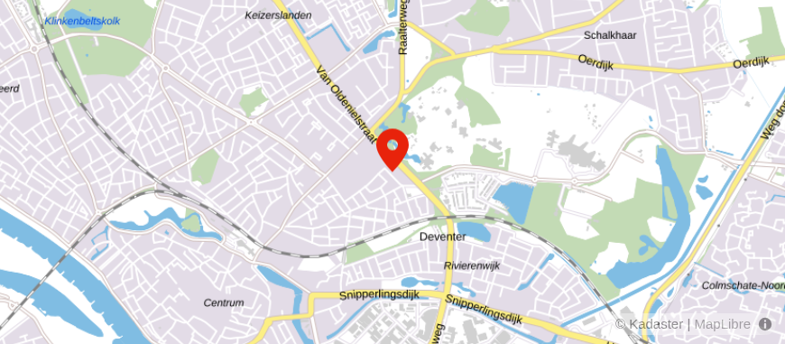 Locatie van Finovion Deventer