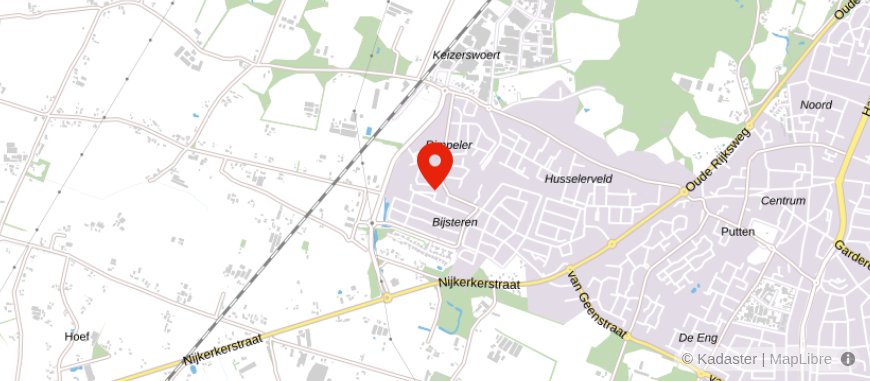 Locatie van Uitvaartzorg Sjaardema
