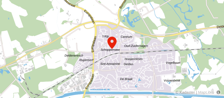 Locatie van Temmink Exclusief Makelaardij