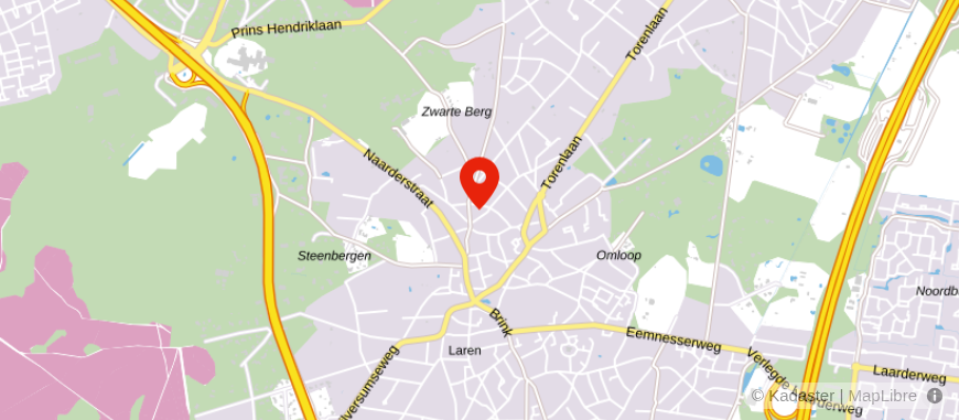 Locatie van DH Adviesgroep