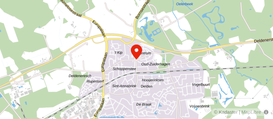 Locatie van Rouwenhorst & Rouwenhorst Netwerk Notarissen