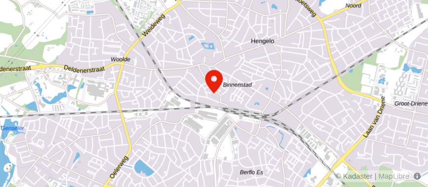 Locatie van Prisma Era Makelaars Hengelo