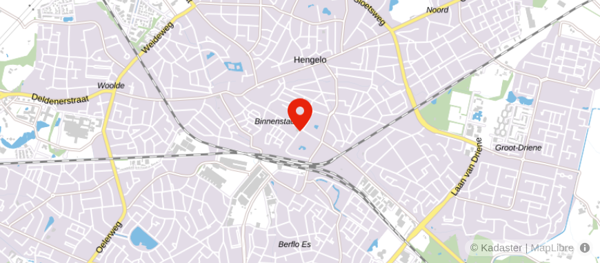 Locatie van Het Notarieel Hengelo