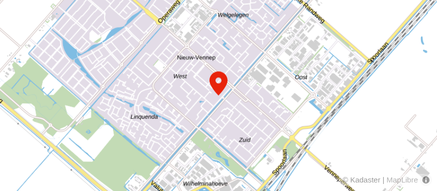 Locatie van Hier makelaars